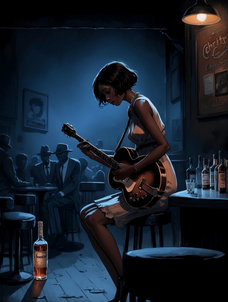 24170-819271900-robert johnson, gritty, alabama bar, blue note, charismatic , illustration, noir fantasy, lone lady, sad ending.jpg